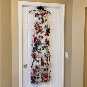 Beautiful floral long dress